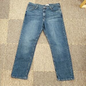 Wrangler Men’s Relaxed Fit Jeans 38x32 Blue Denim Straight Leg
